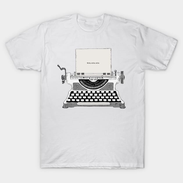 Write, write, write T-Shirt by ckai